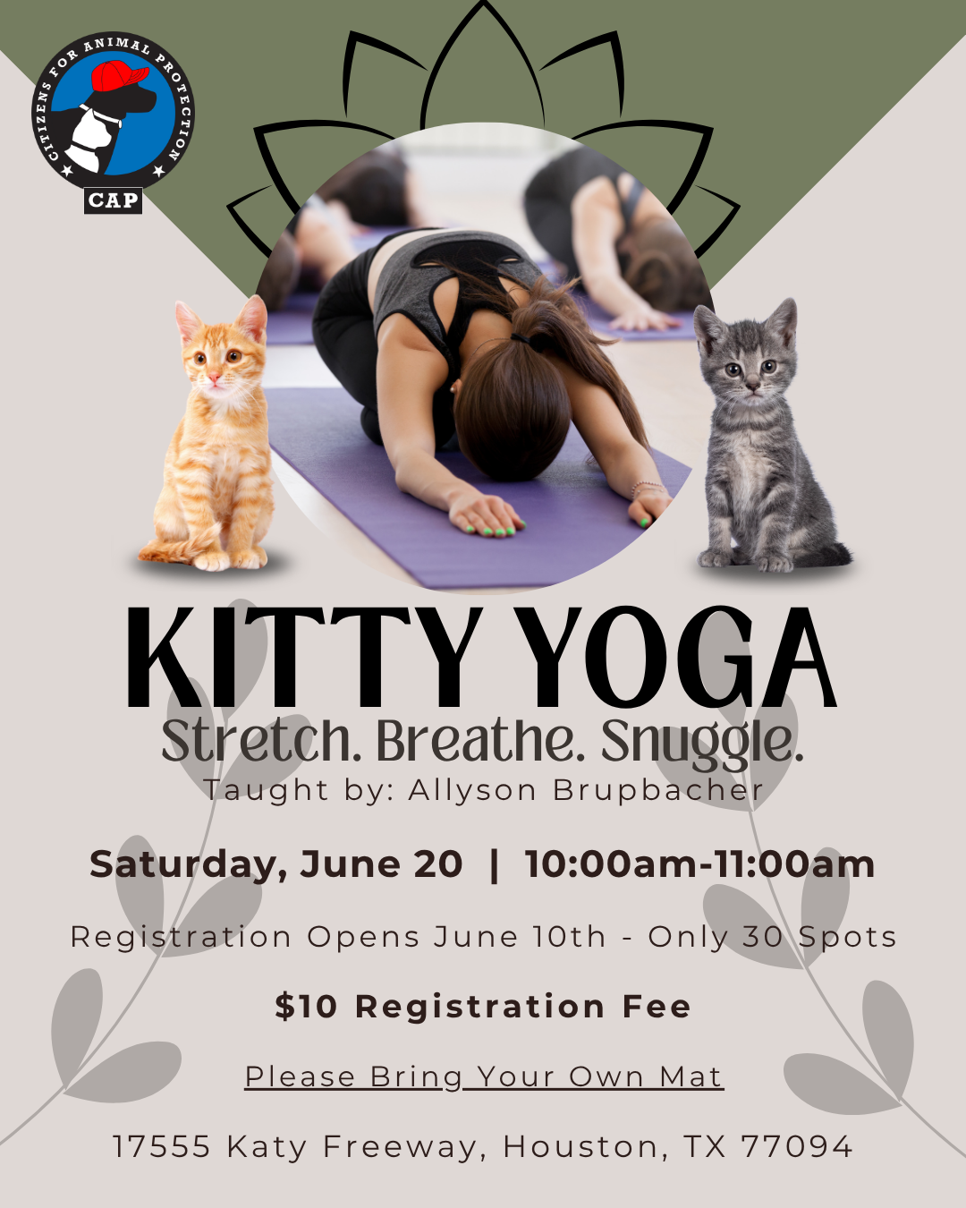 Yoga at CAP 2